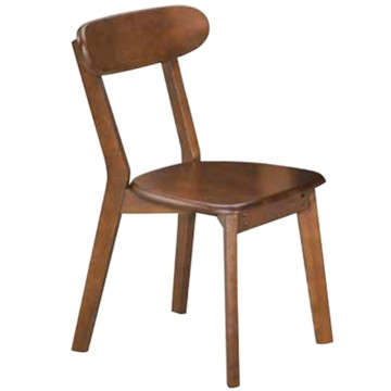 AS DESIGN雅司家具-彼多胡桃色餐椅-44*41*80cm