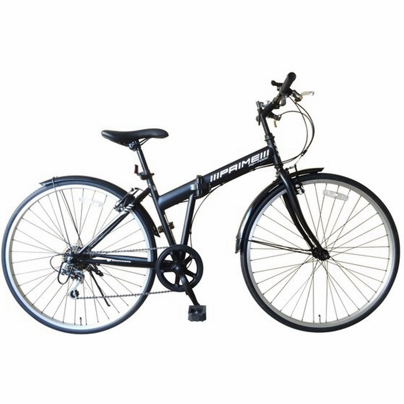 自転車 クロスバイク 折りたたみ自転車 Fdb 7006s 700c 6段変速ギア 700 28ｃ グロスブラック 黒 折りたたみ 通勤 通学 本体 おしゃれ 安い 完成品 通販 Lineポイント最大get Lineショッピング