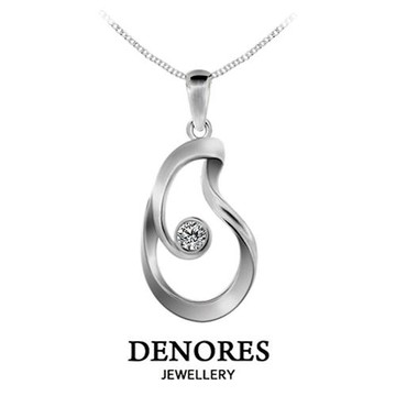 DENORES 愛戀種子 天然真鑽墜鍊