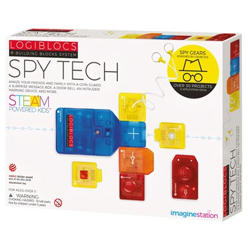 4M 邏輯積木：間諜科技 STEAM動力兒童 30多個項目和應用創意  Multicolor  1盒