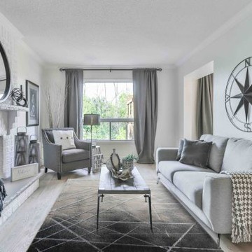 【山德力】現代風短毛地毯 160x230cm 銀釵