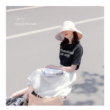 【巴黎精品】漁夫帽遮陽帽-夏日雙面拼色女帽子7色a1eh3