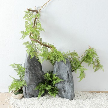 仿真綠植擺件自然角幼兒園植物角戶外裝飾微景觀別墅庭院花園布置