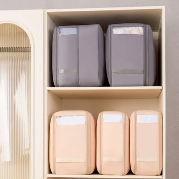 好拾選物 棉被三層壓縮收納袋/大容量收納/換季必備-兩色 - 灰色