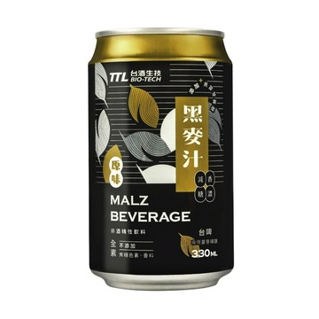 台酒原味黑麥汁 330ml