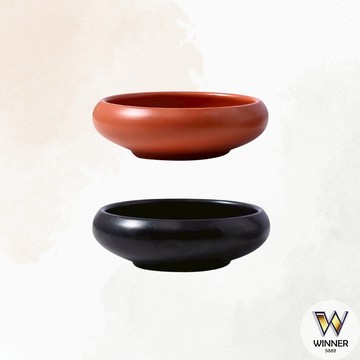 丸燒陶瓷4.5吋小菜深盤【Winner】小菜盤 小深盤 陶瓷盤 沾醬碟 醬油碟 碟子 小菜碟 陶瓷器皿 調味碟 甜點盤