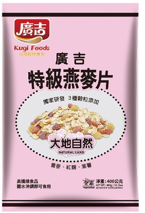 【廣吉】特級燕麥片-大地自然 400g