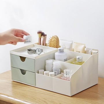 化妝品收納盒抽屜式桌面置物架