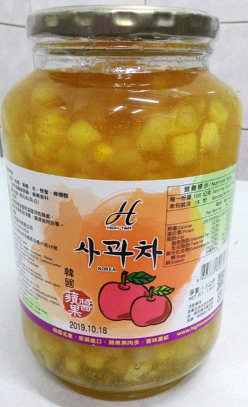 High Tea《芳第》韓國 原裝進口- 蘋果醬 蘋果茶 1.9Kg/罐-良鎂咖啡精品館