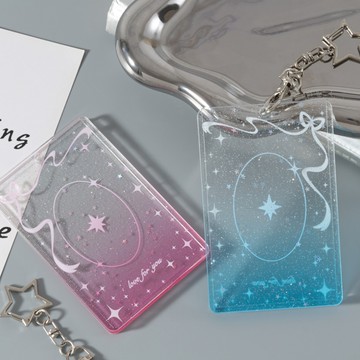 【Oolab 良杯製所】選品｜幻彩星空透明卡套 (明星小卡卡套 證件套 識別證)