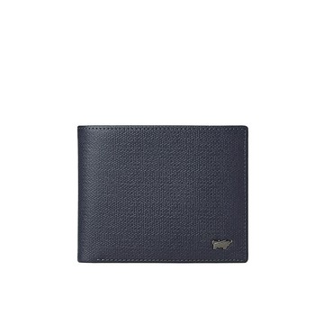 BRAUN BUFFEL 台灣總代理 安德勒-1 5卡透明窗皮夾-深藍/BF531-316-DB