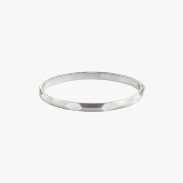 agnes b. bijoux 男款logo白鋼手環