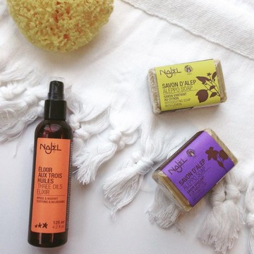 NAJEL敘利亞阿勒坡花香精油皂100g橙花/紫羅蘭/檸檬/摩洛哥油 - 玫瑰單入