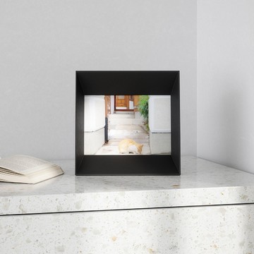 《Umbra》Lookout木紋相框-墨黑5x7吋-- 畫框 照片框 聖誕交換禮物