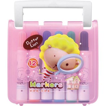 雄獅SIMBALION奶油獅彩色筆BLM-12/12色