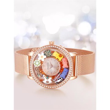 Origami owl手表裝滿你的故事漂浮盒子DIY配飾盤女朋友情人節禮物