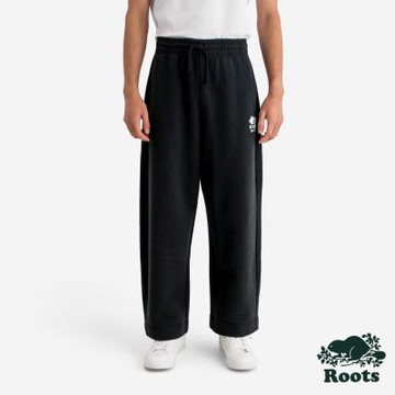 Roots中性-ROOTS NOVA PARK 棉褲-黑色