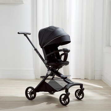 Deer sq. - Axis女神守護者 遛娃神器-鈦黑-單人推車