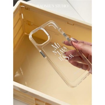 極簡英文適用于三星s24+手機殼三星s22ultra/s21全包太空硬殼三星s21fe/s23ultra保護套透明簡約防摔s21ultra