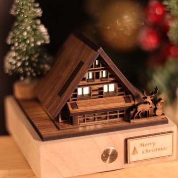 【迷你合掌屋】合掌村系列/袖珍屋/USB接口/LED