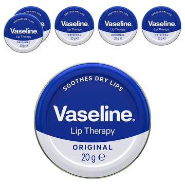 Vaseline 凡士林 圓鐵罐護唇膏-原味 20g