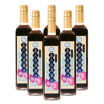 【嘉義大學員生消費合作社】薄鹽醬油六入組 (500ml x 6罐)