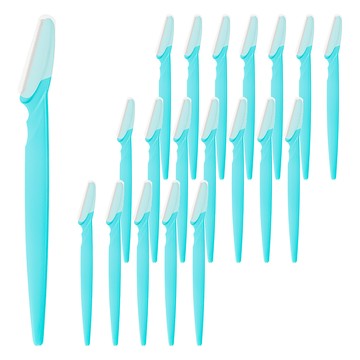 小麥購物 男女用修眉刀 L335 15cm  藍色  20支