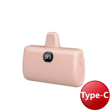 MCK迷你行動電源Type-C 5000mah(粉) [大買家]