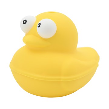 sillymann 鉑金矽膠洗澡玩具 100%鉑金矽膠 無毒耐高溫 洗碗機可用  小鴨 黃色  1個