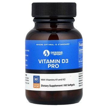 Designs For Health, Designs For Sport®，維生素 D3 專業版，60 粒軟膠囊