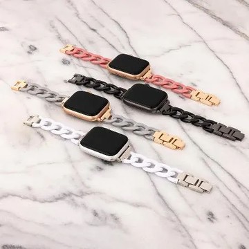 【NINE WEST】Apple watch 質感鍊條蘋果錶帶