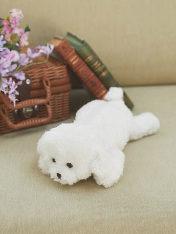 狗狗系列比熊造型毛絨收納袋(8A33FJJ3400) - Maison de FLEUR