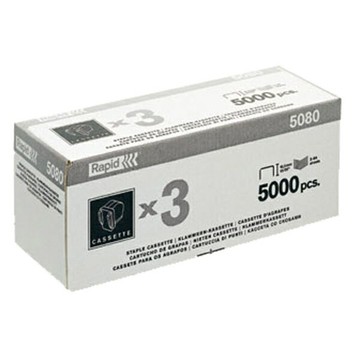 RAPID 瑞典 5080專用 電動訂書針 釘書針 5000針/盒 三入【APP賺6%點數 領券最高折500】