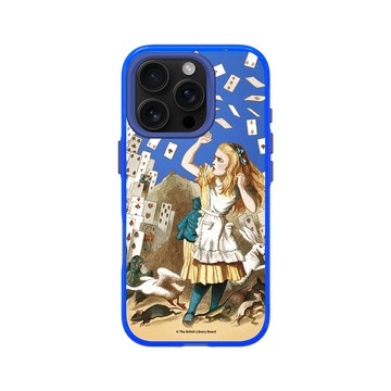 iPhone 16 Pro Clear 激光藍 - The British Library - 愛麗絲和跳舞的卡片