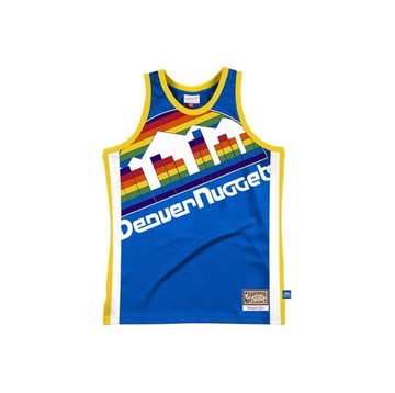 【毒】美國代購 M&N 絕版 經典復古礦山球衣 NBA 丹佛金塊 西區冠軍 送NBA手環【領券折222｜Cube卡+APP下單最高10%回饋】