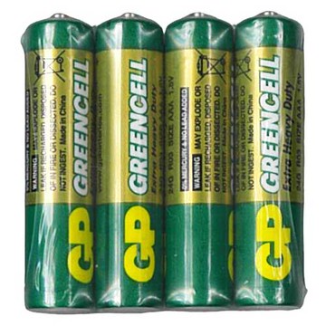 GP 超霸 特級環保碳鋅電池 4號 4入