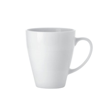 【Luzerne】陸升瓷器 Lines 摩登純白 360ml 馬克杯 /LN3204040