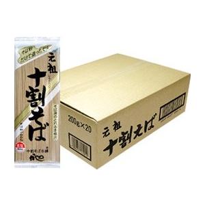 かじの 元祖 十割そば 200g 1ケース(20個入)