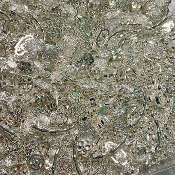 廠家直銷混裝100個小掛件流蘇吊墜合金diy串珠子手鍊髮簪飾品配件
