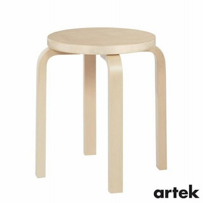 アルテック スツールE60 椅子 4本脚 バーチ Stool E60 家具 ARTEK 正規品 北欧
