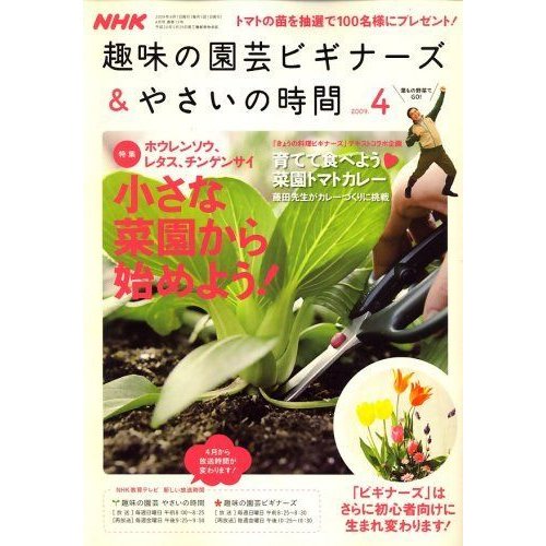 NHK 趣味の園芸ビギナーズ  やさいの時間 2009年 04月号 雑誌