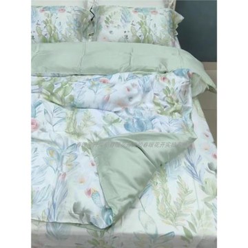 100蘭精天絲萊賽爾纖維印花四件套床上用品被套床單歐式裸睡神器