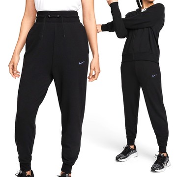 Nike One DF Jogger Pant 女款 黑色 刷毛 毛圈布 縮口褲 高腰 訓練 長褲 FB5435-010