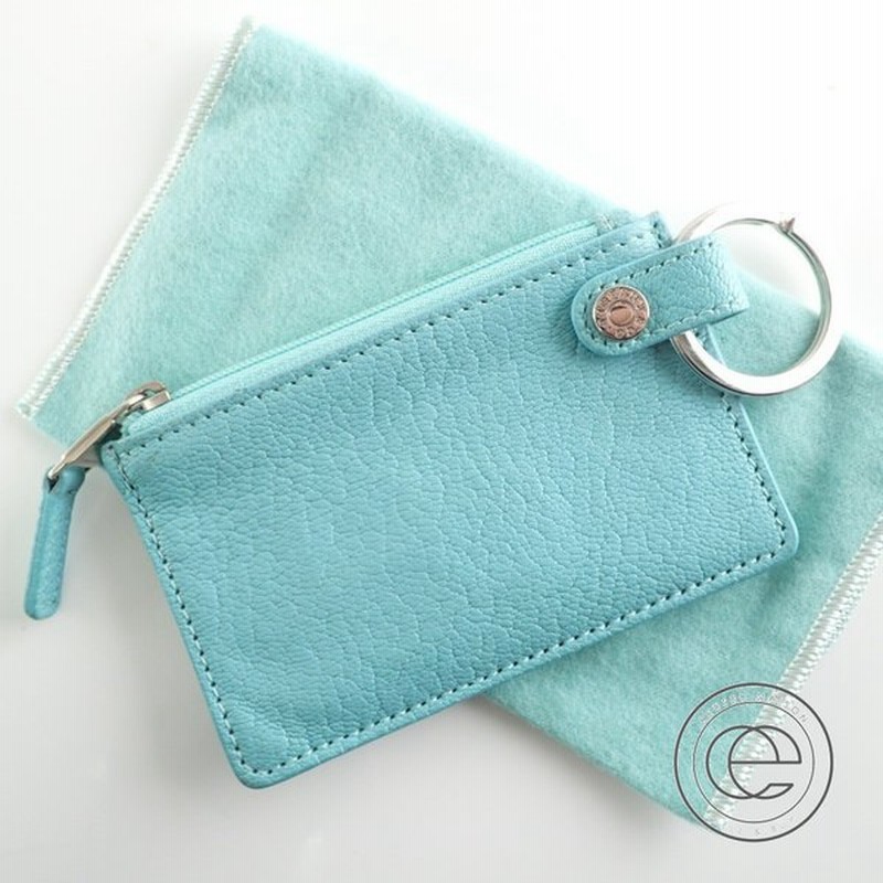 Tiffany Co ティファニー キーリング付 レザーコインケース ティファニーブルー 通販 Lineポイント最大0 5 Get Lineショッピング
