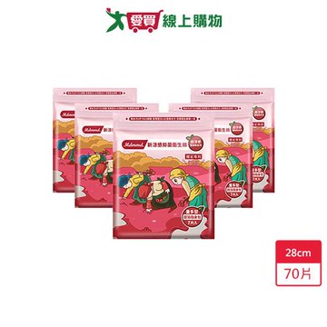 Mdmmd.抑菌衛生棉蔓越莓超涼感28cm x 7片 x 10入(共70片)【愛買】