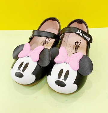 【震撼精品百貨】Micky Mouse_米奇/米妮 ~台灣製正版兒童米妮淑女鞋-黑(25~30號)#18831