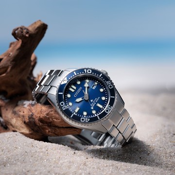 CITIZEN_星辰 PROMASTER 200米潛水光動能男錶 (藍)(BN0260-54L)