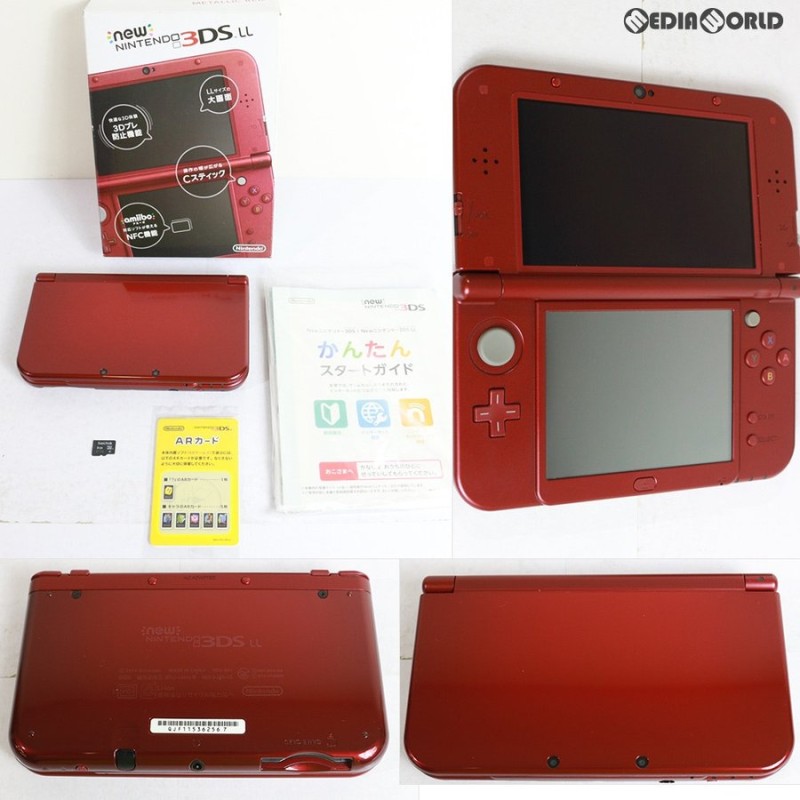 ★外観美品★ ニンテンドー3DS LL レッド×ブラック ■訳あり■