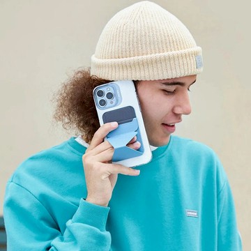 雙倍磁力手機保護殼 iPhone14系列專用 白色 iPhone 14 Plus