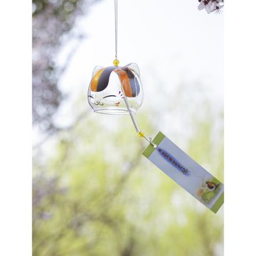 夏日友人帳動漫日式禮物玻璃和風掛飾車飾門飾貓咪老師風鈴